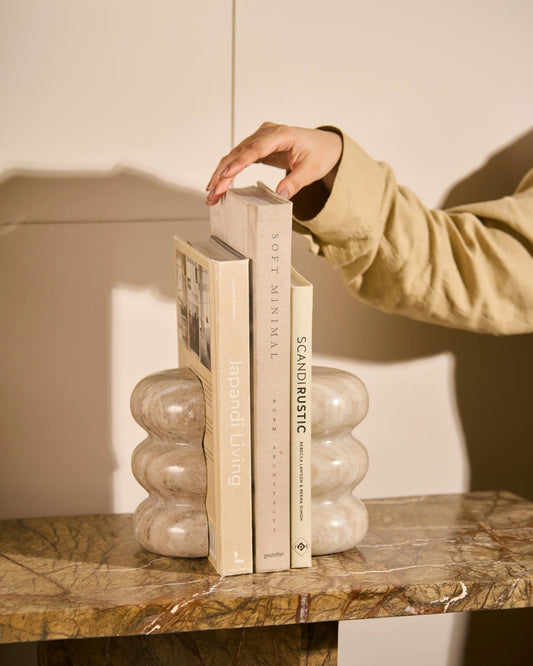 RIPPLE BOOKEND - SET OF 2