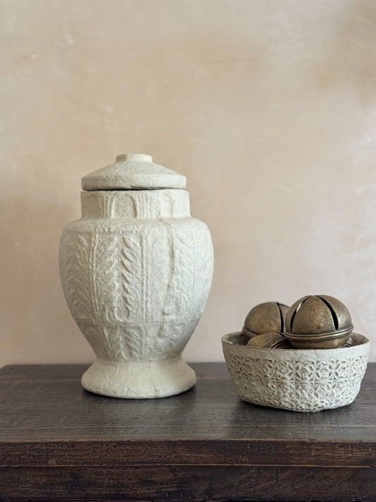 FARA PAPER MACHE URN VASE