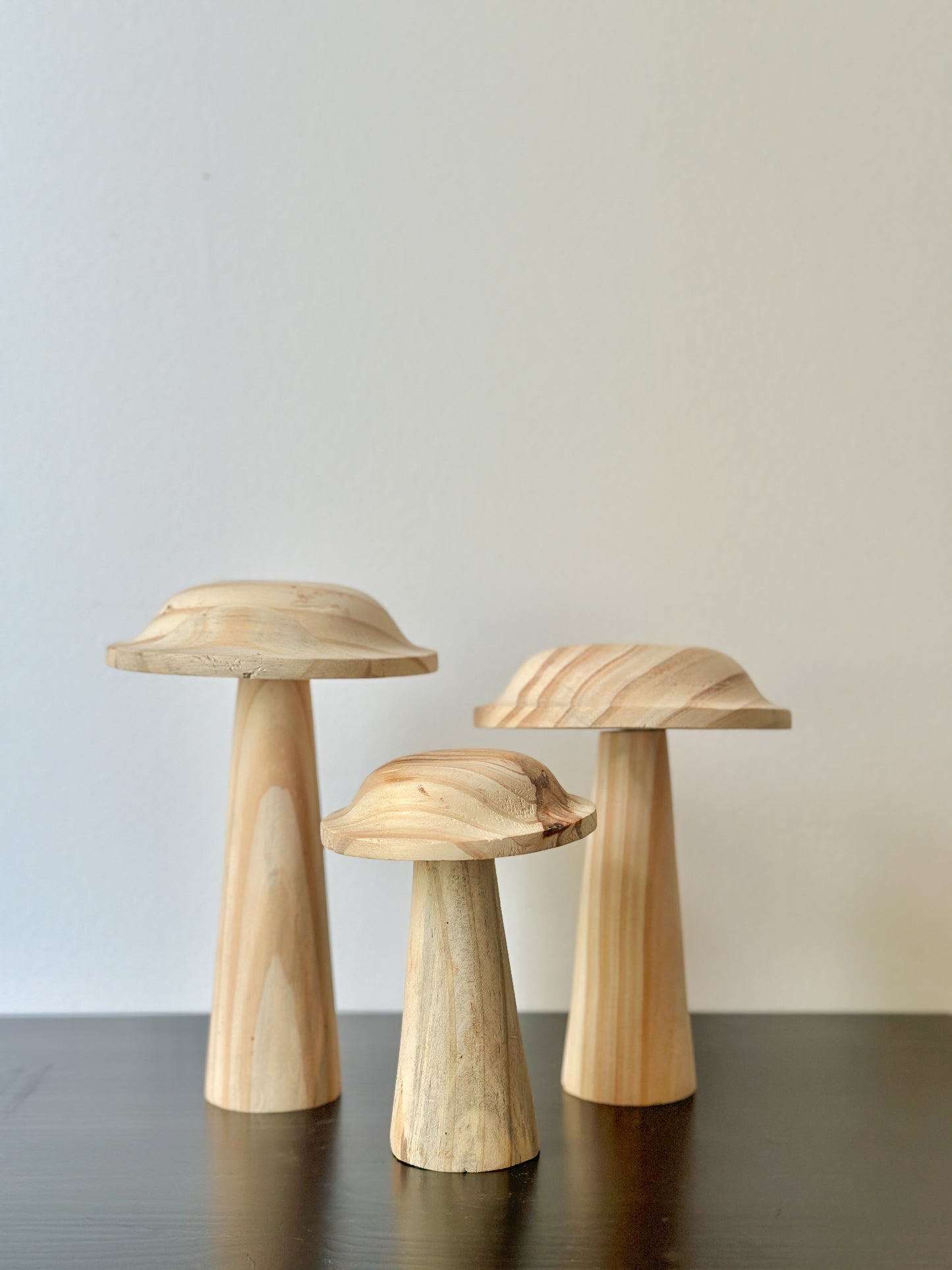 WOODEN MUSHROOMS