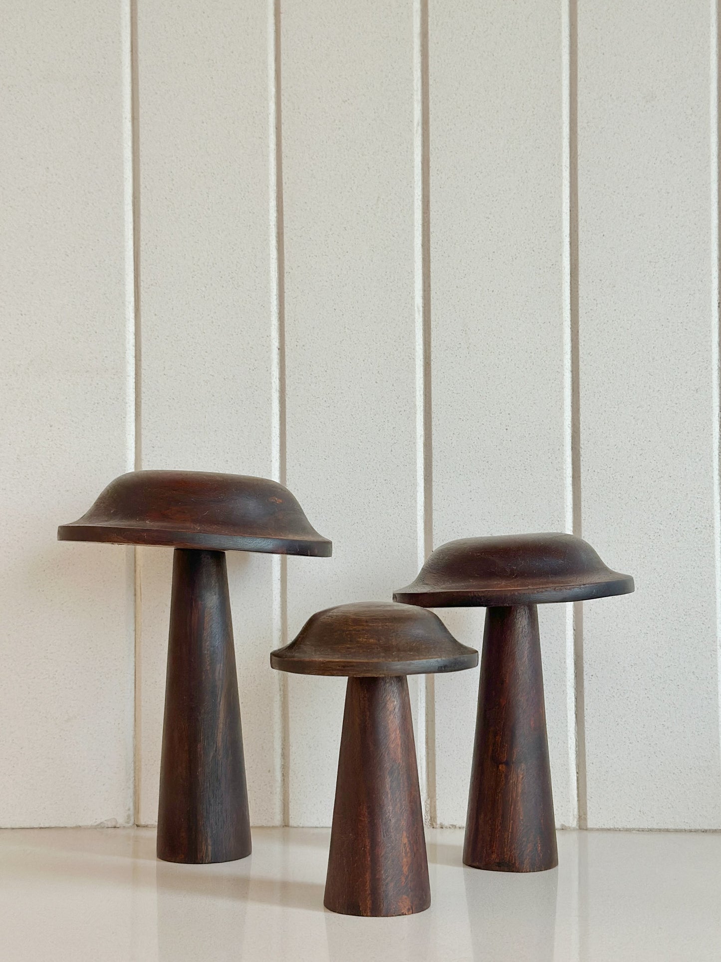 WOODEN MUSHROOMS