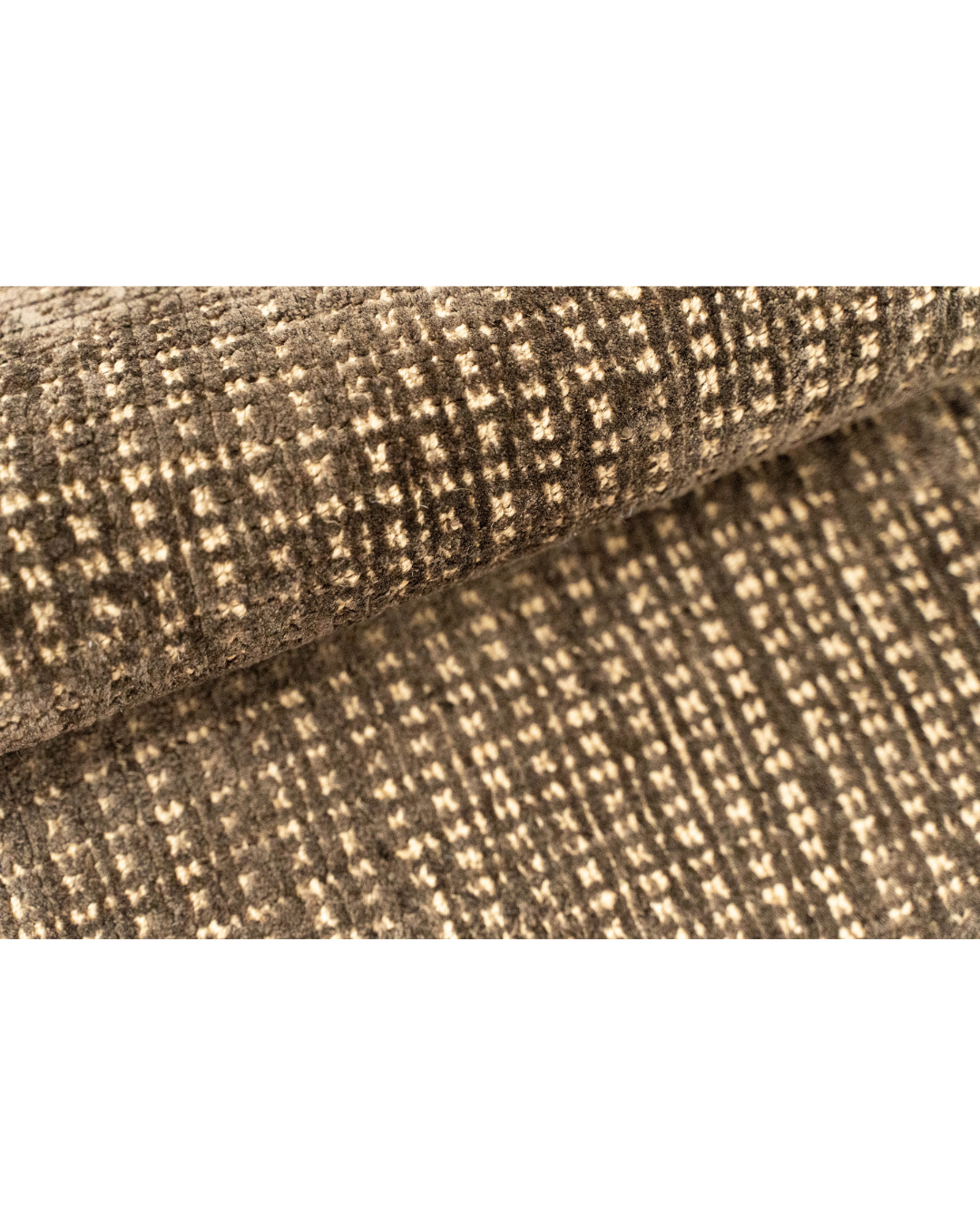 MERAKI JUTE & SILK RUG - CHOCOLATE