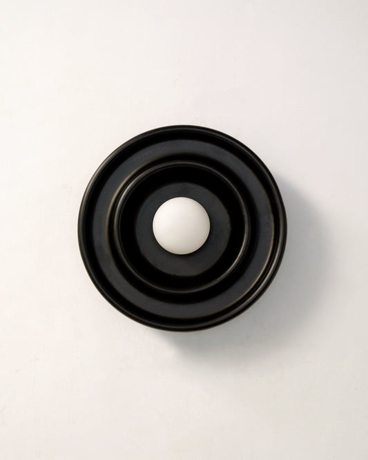 DISCUS WALL LIGHT - BLACK