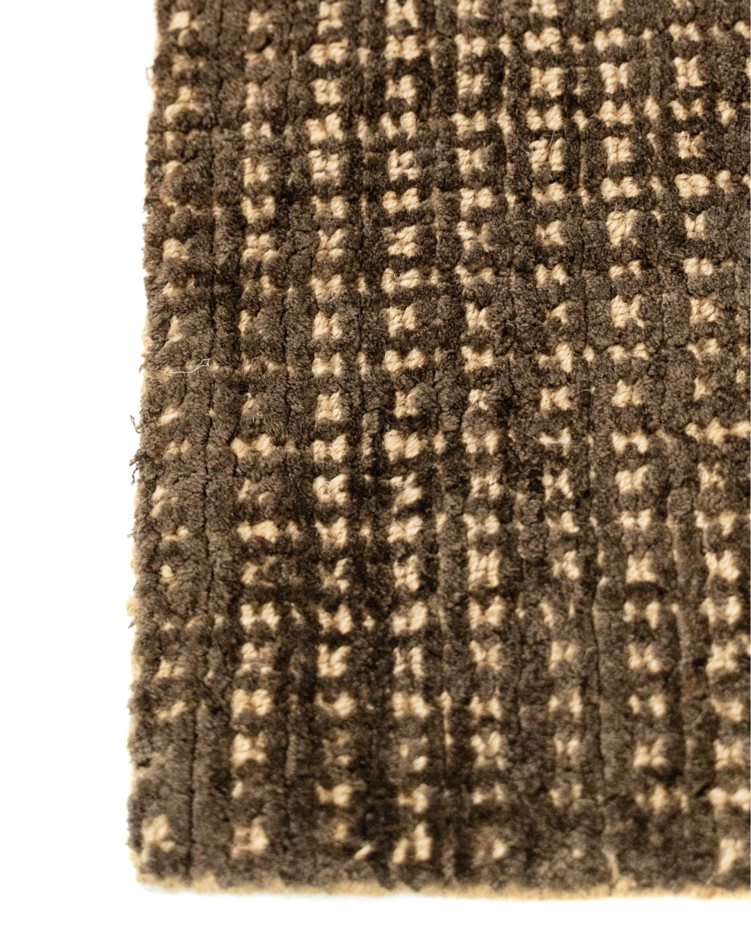 MERAKI JUTE & SILK RUG - CHOCOLATE