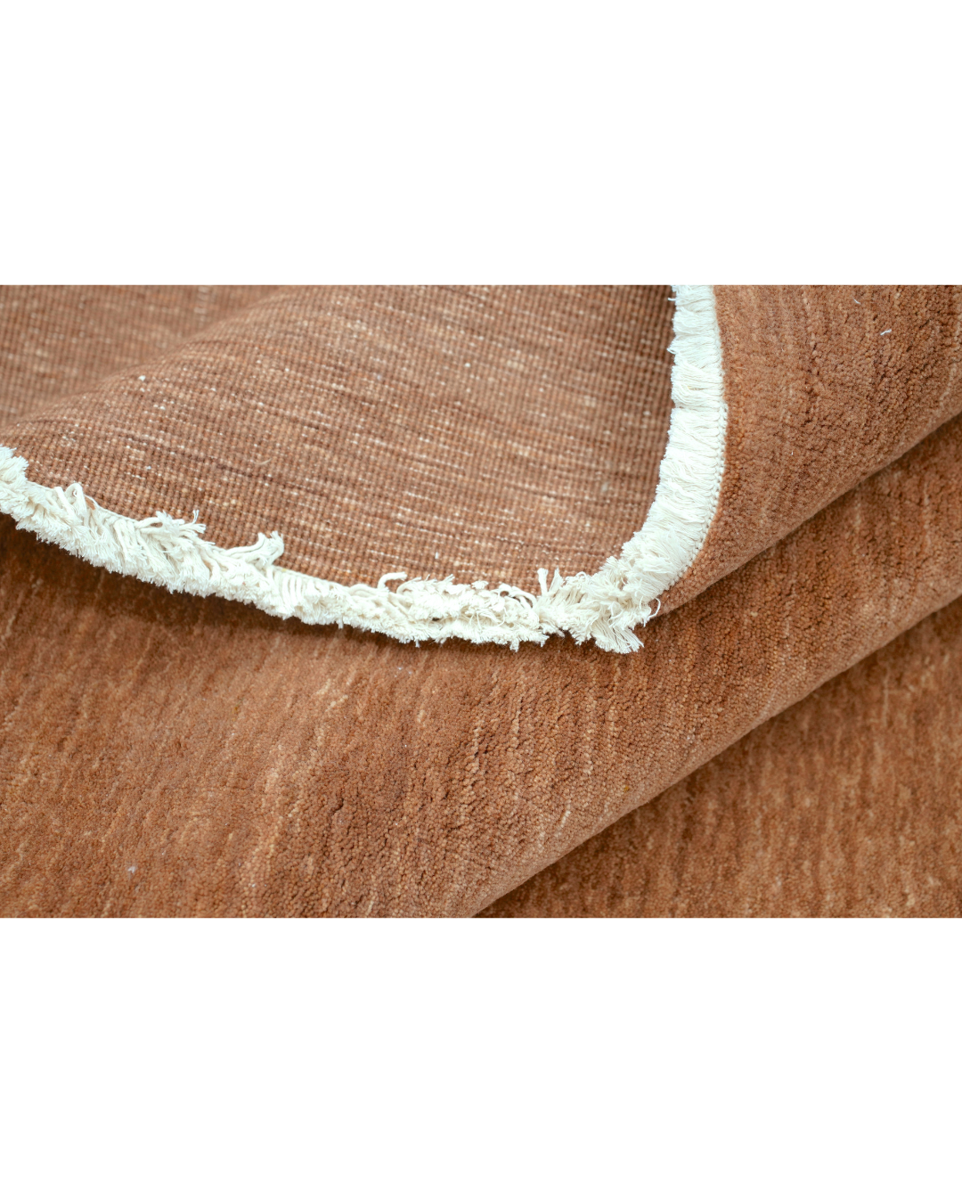 GRAIN WOOL RUG - RUSSET