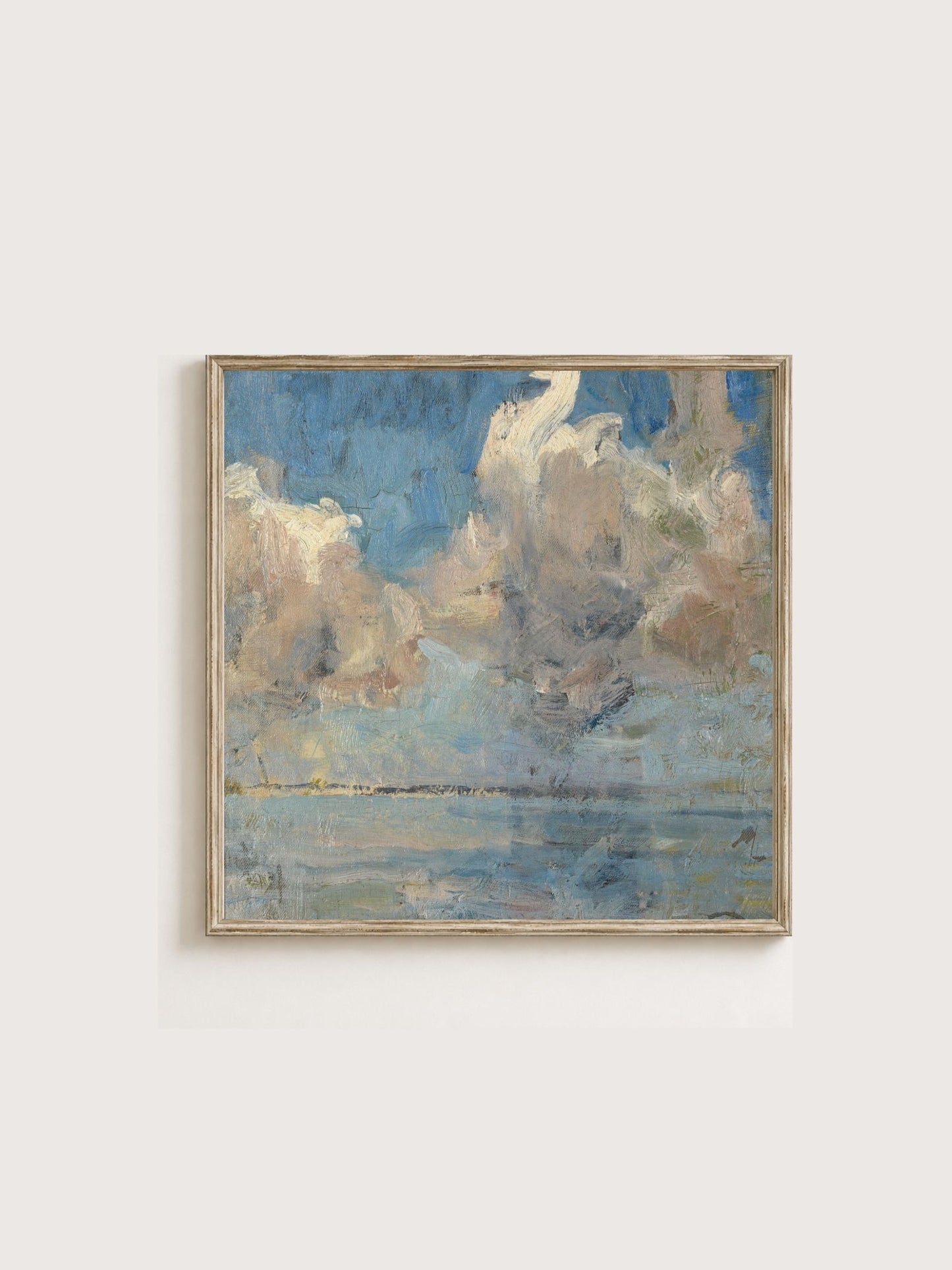 CLOUDS OVER A SEA
