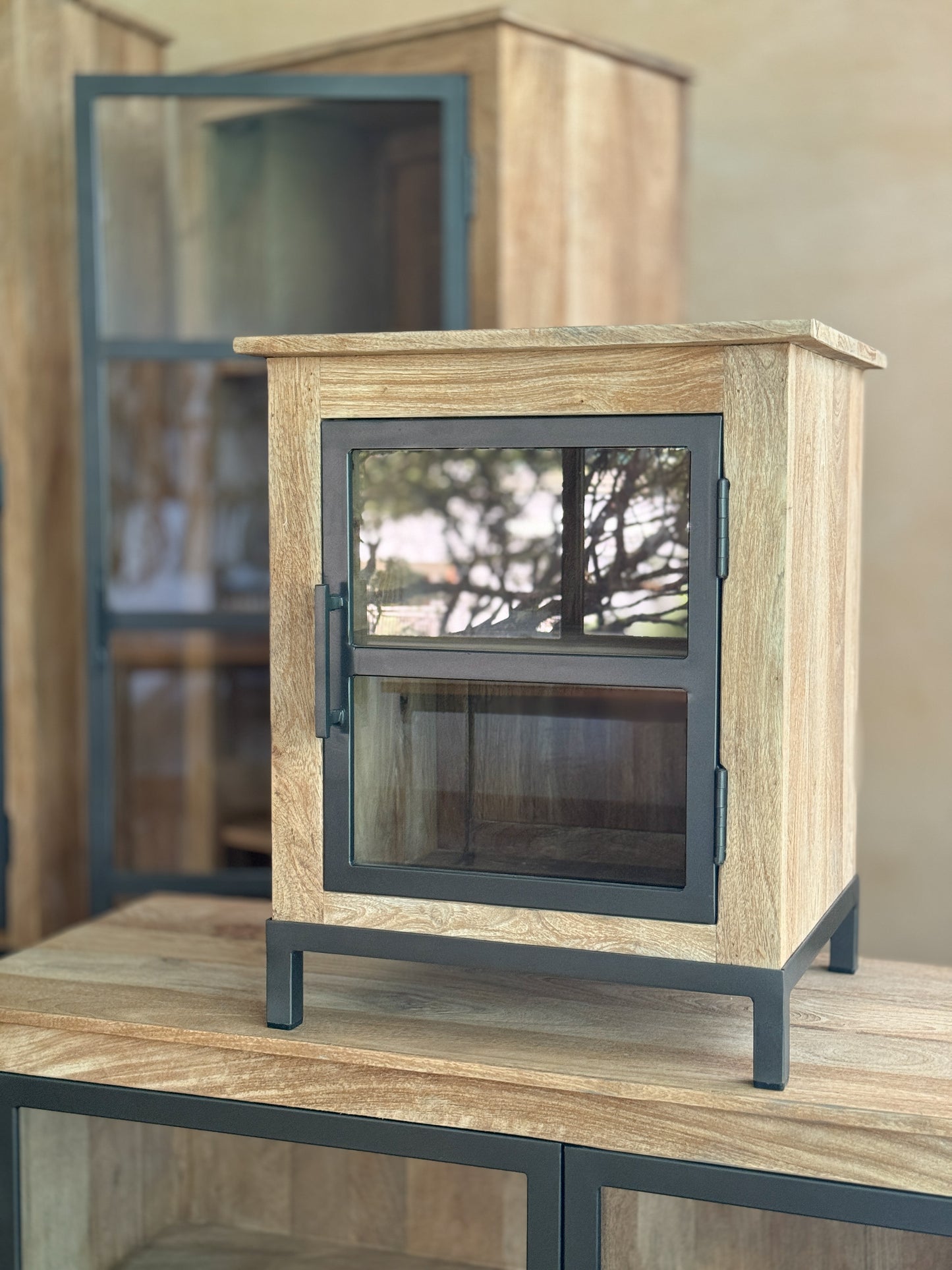 CLAIRE 2 SHELF CABINET