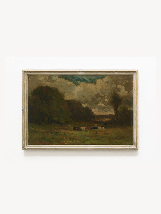 LANDSCAPE WITH COWS