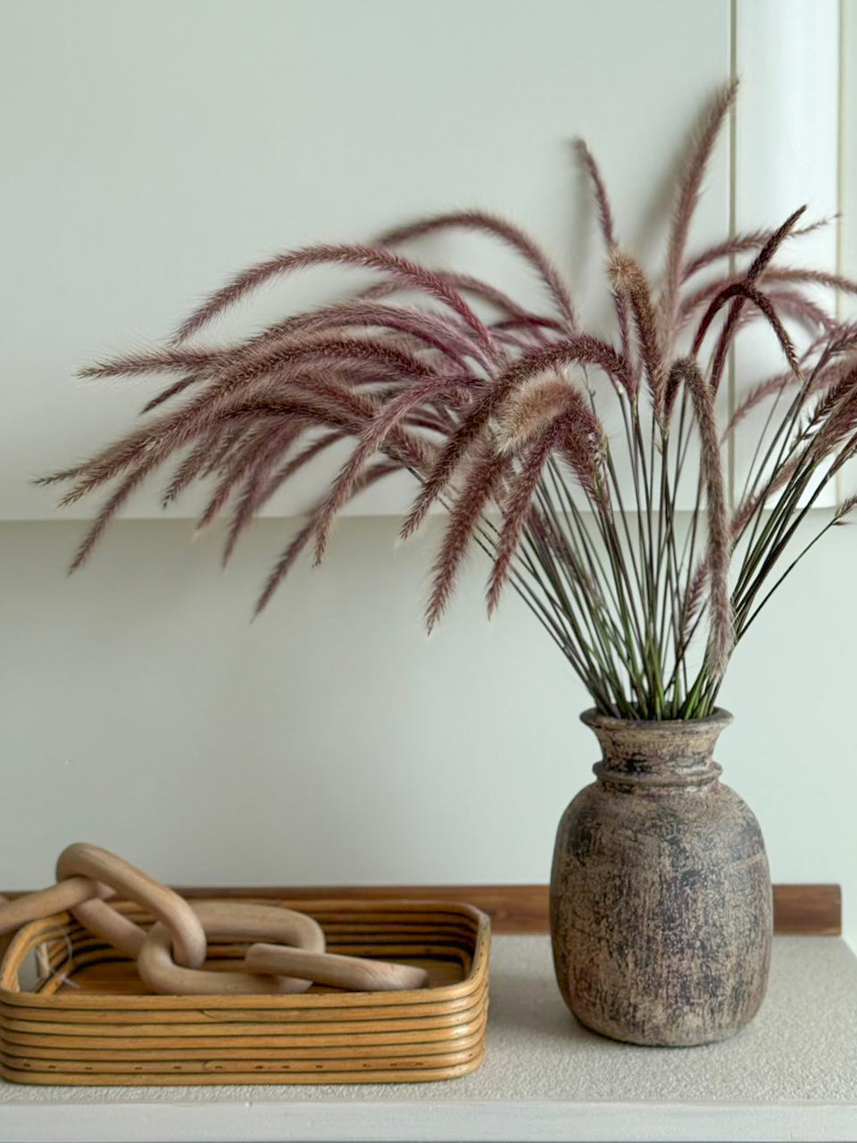VINTAGE WOOD VASES