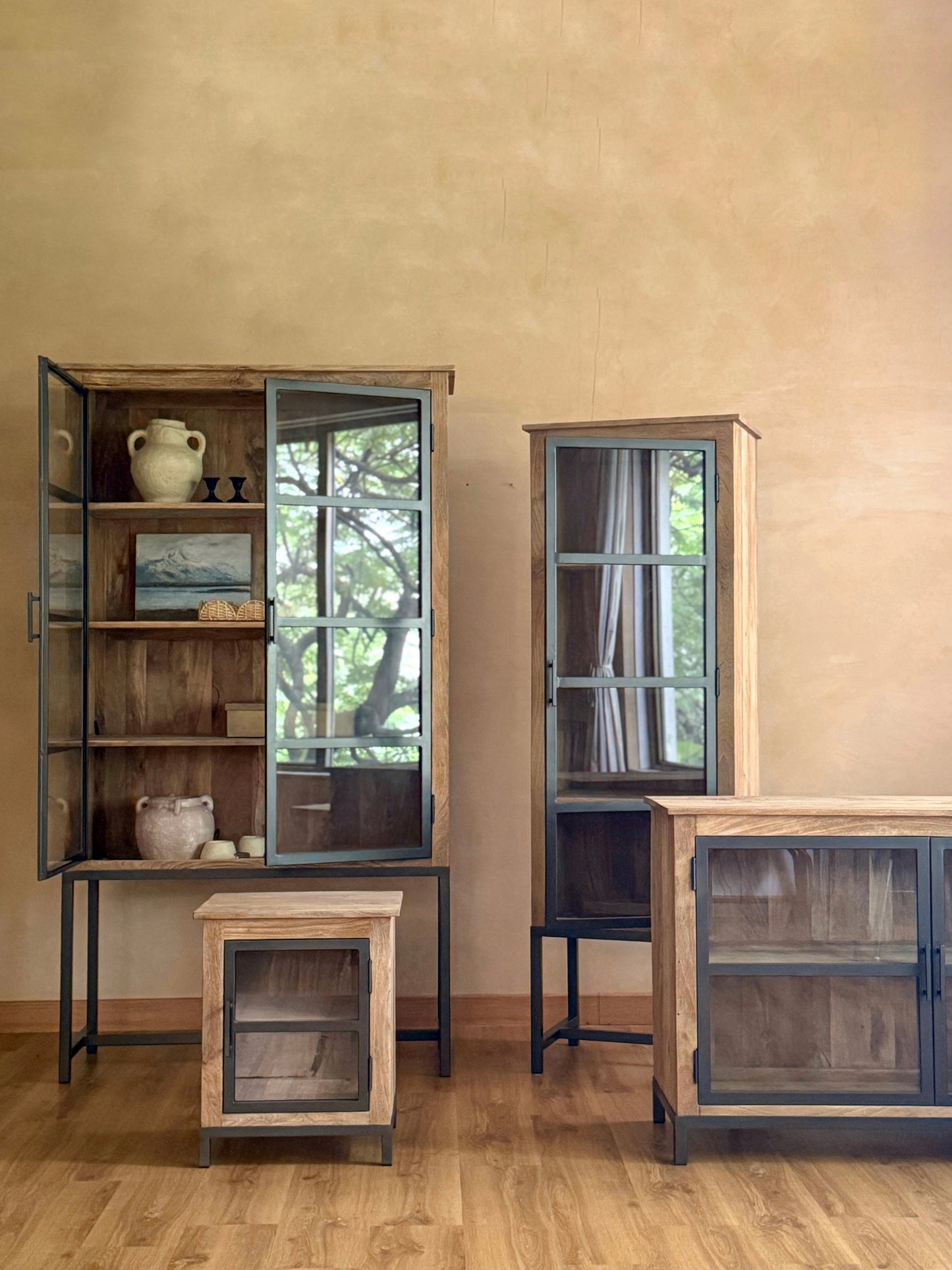 CLAIRE 2 SHELF CABINET