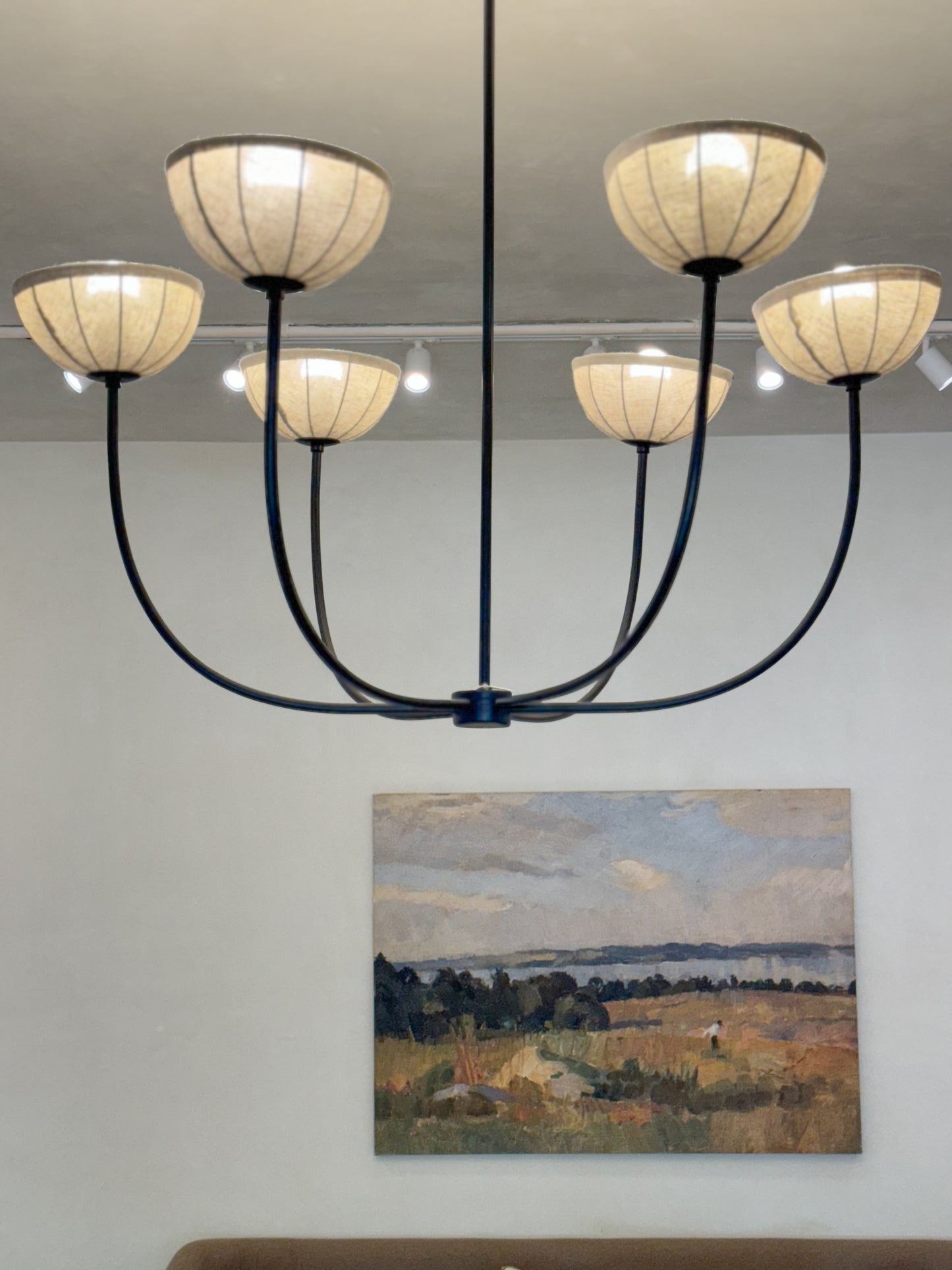 SIX ARM CHANDELIER