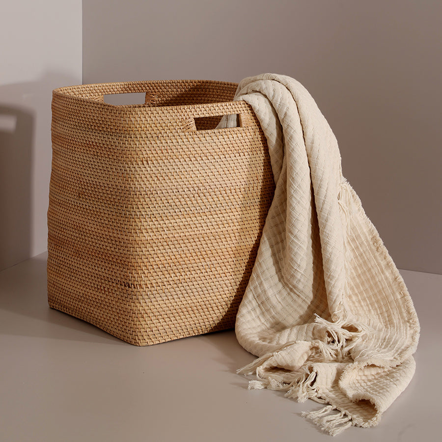 Handwoven rattan basket, Wicker laundry basket, Natural woven hamper, Decorative storage basket,
Rattan basket with handles, Boho home storage, Eco-friendly woven basket , Rustic storage solution, Large basket for blankets, Sustainable home décor .
