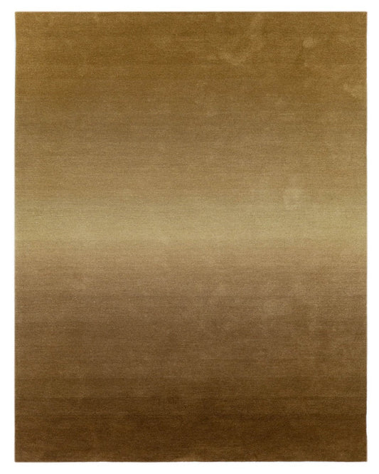 Gradient brown rug with a textured finish