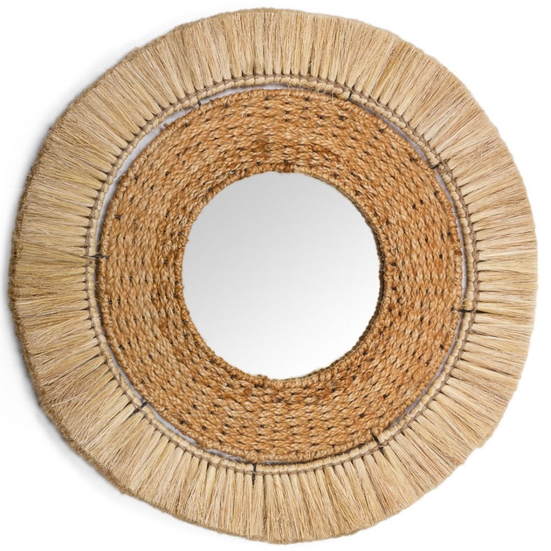 BOHEME JUTE MOONJH GRASS MIRROR