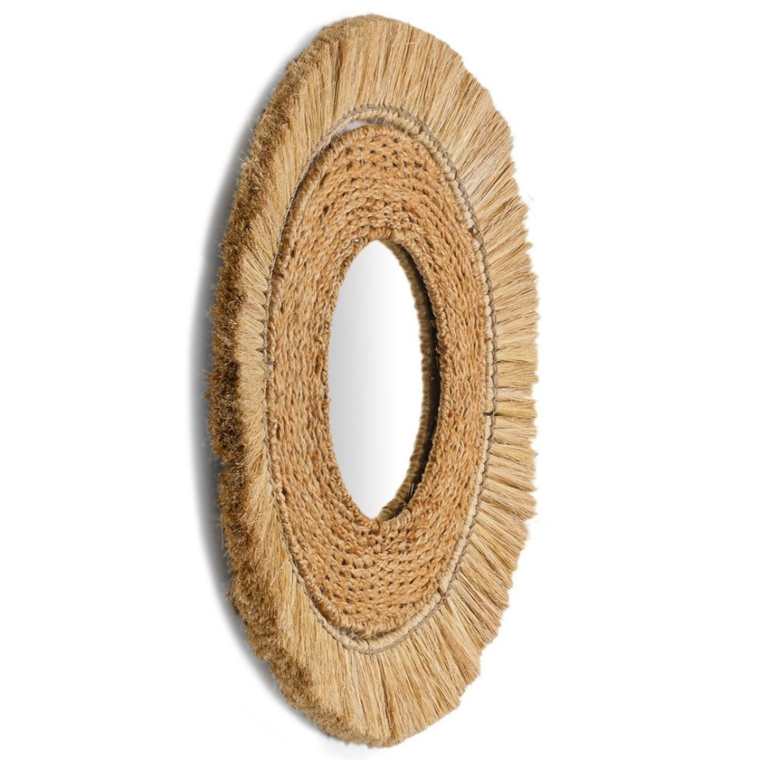 BOHEME JUTE MOONJH GRASS MIRROR