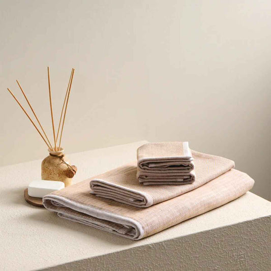 EARTH STUCCO | COTTON BAMBOO | HAMMAM TERRY | TOWEL