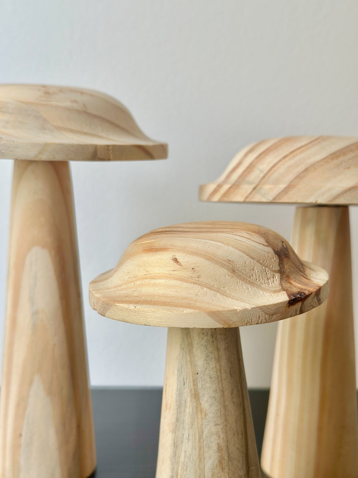 WOODEN MUSHROOMS