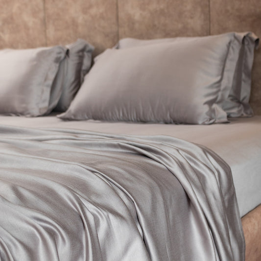 GREY BAMBOO BEDSHEET SET