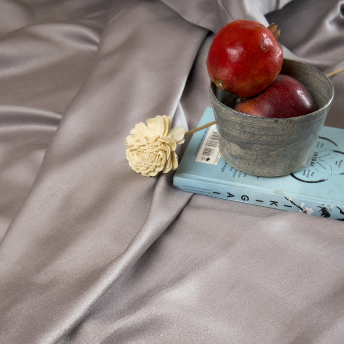 GREY BAMBOO BEDSHEET SET