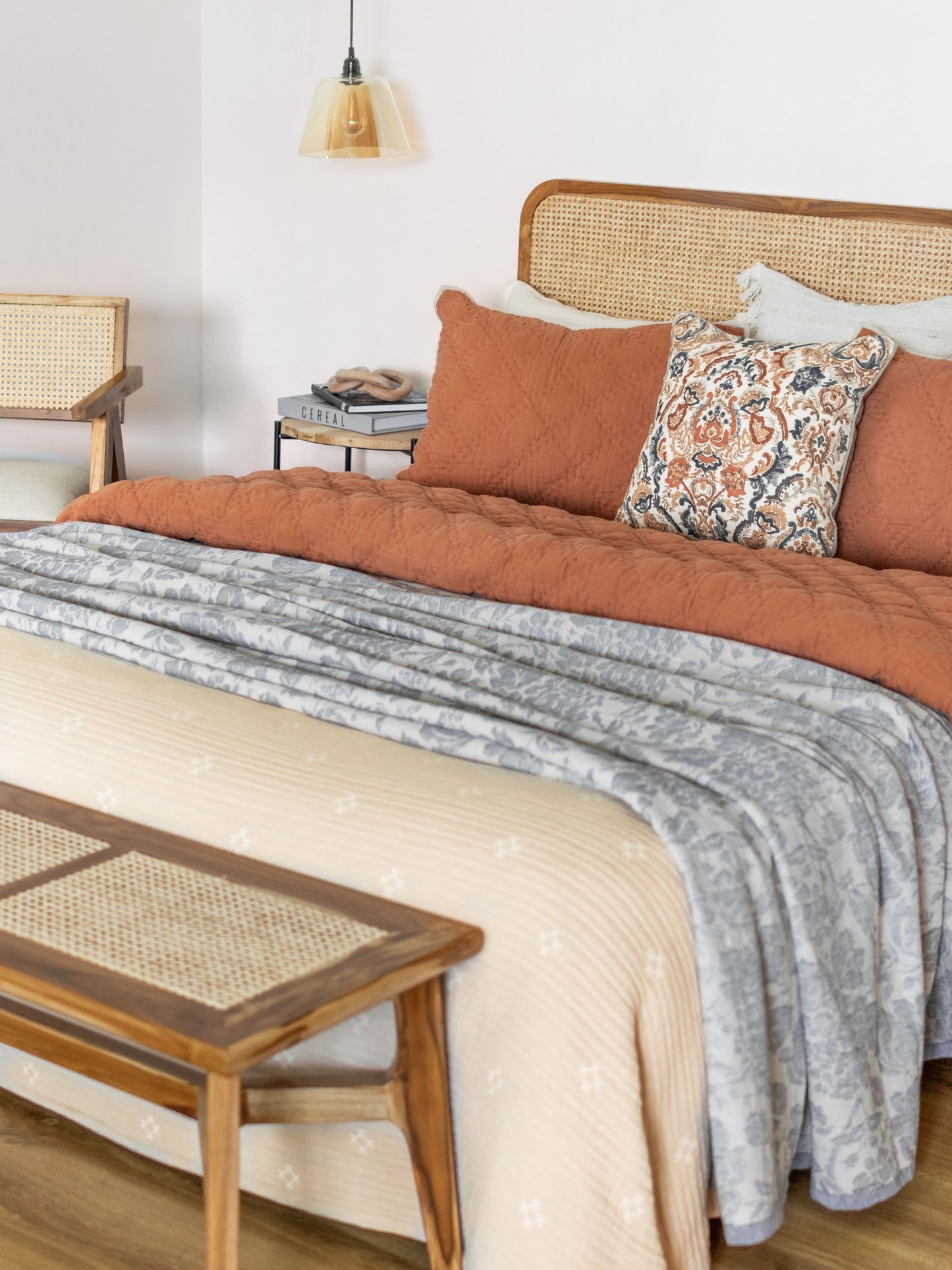THEO QUILTED REVERSIBLE BEDDING