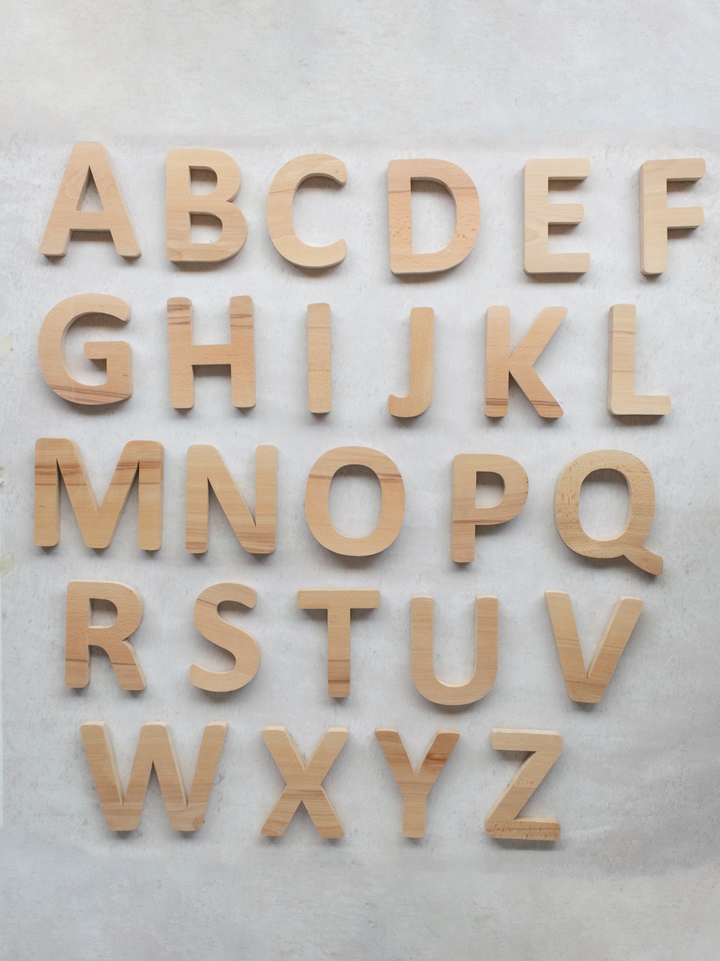 DECORATIVE WOODEN LETTERS