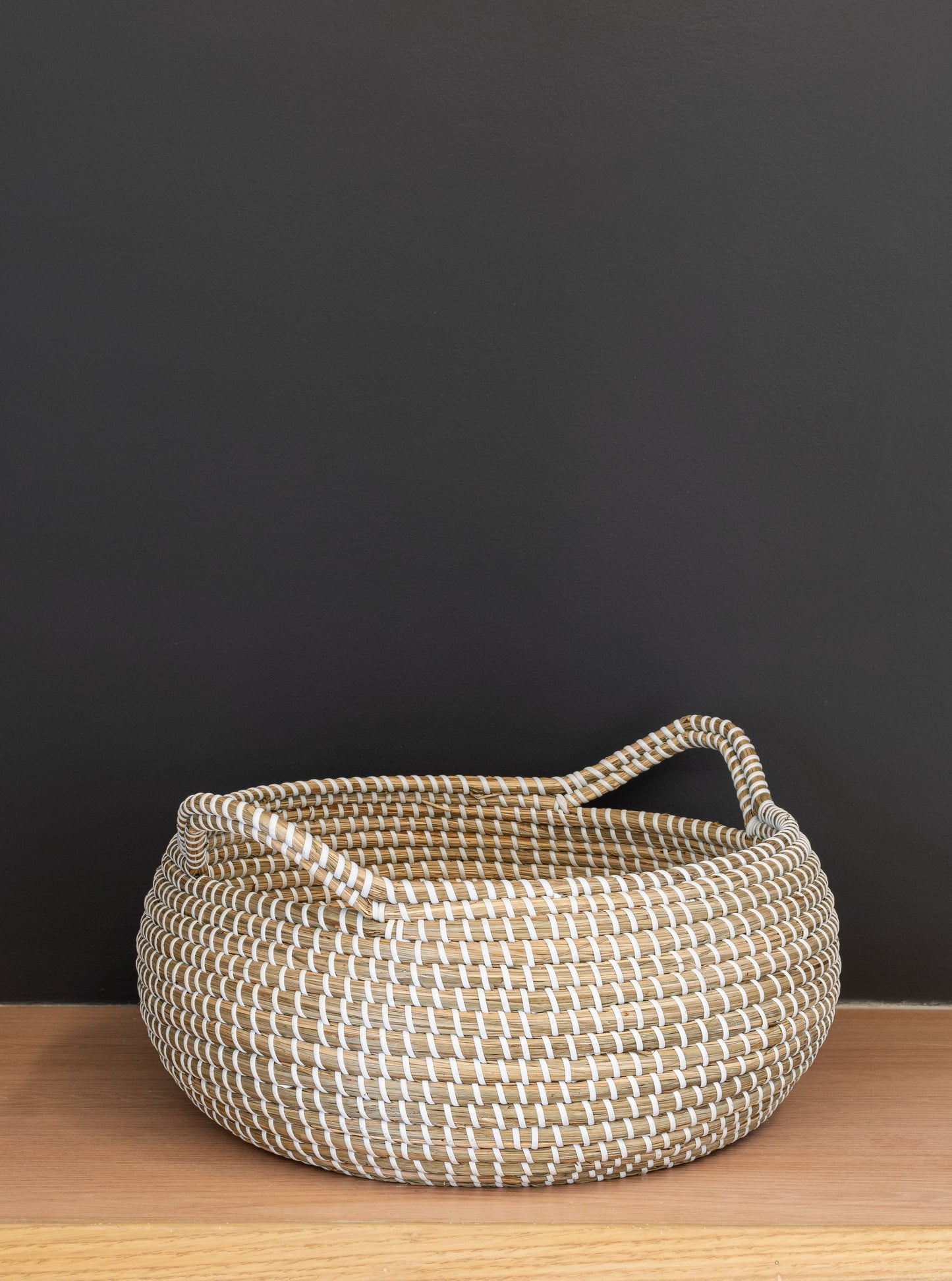 HIBO WHITE SEAGRASS BASKET