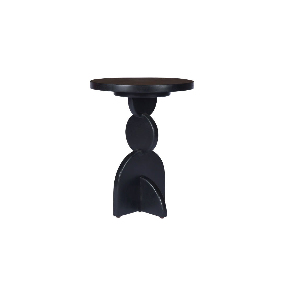 ASYMMETRICAL SIDE TABLE