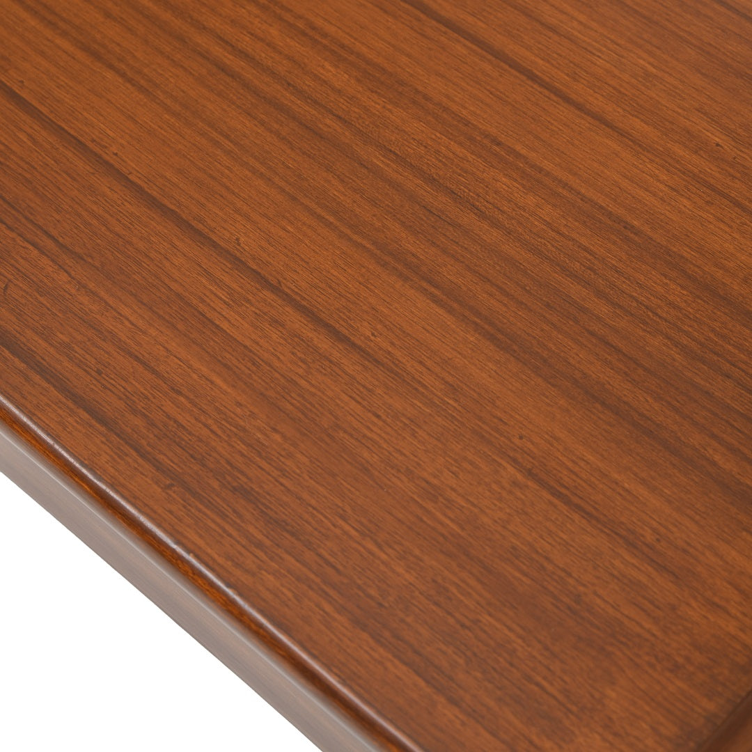 MID CENTURY TEAK WOOD BENCH