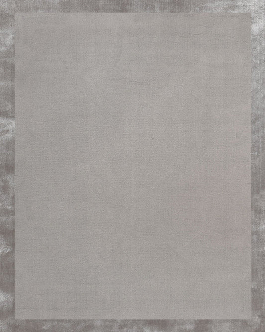 Solid gray color swatch on a textured background