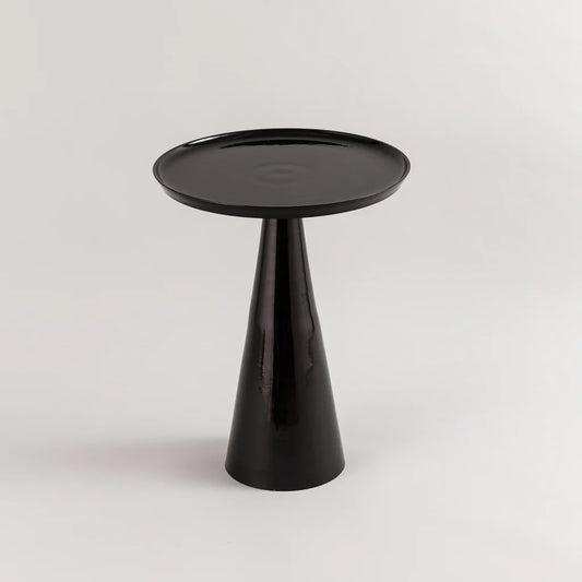 BLACK CONE SIDE TABLE