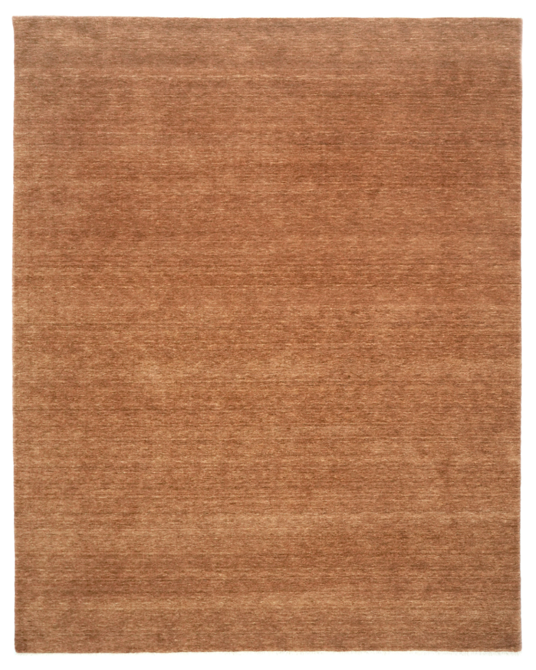 Brown area rug on a white background