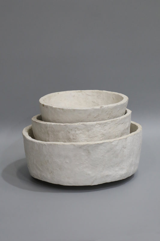 GLORY BOWL PAPER MACHE (SET OF 3)