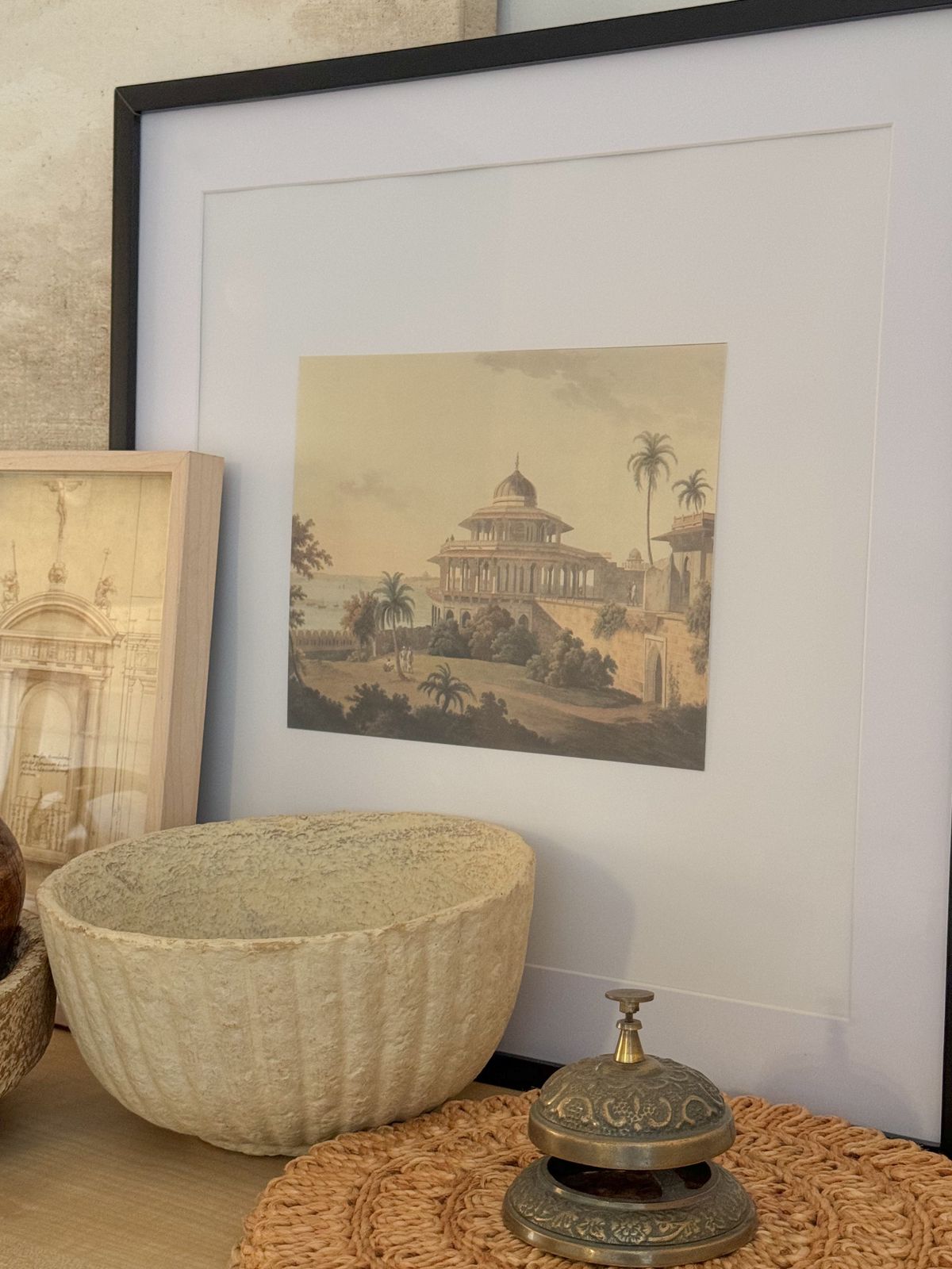 CHALEES SATOON BY THE RIVER JUMNA