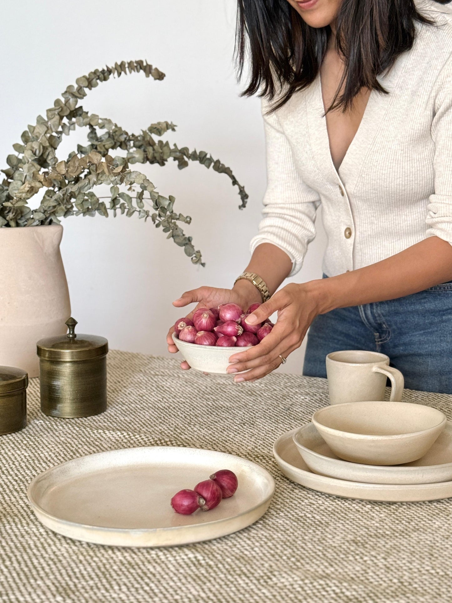 ANGLED SET- TEXTURED WHITE