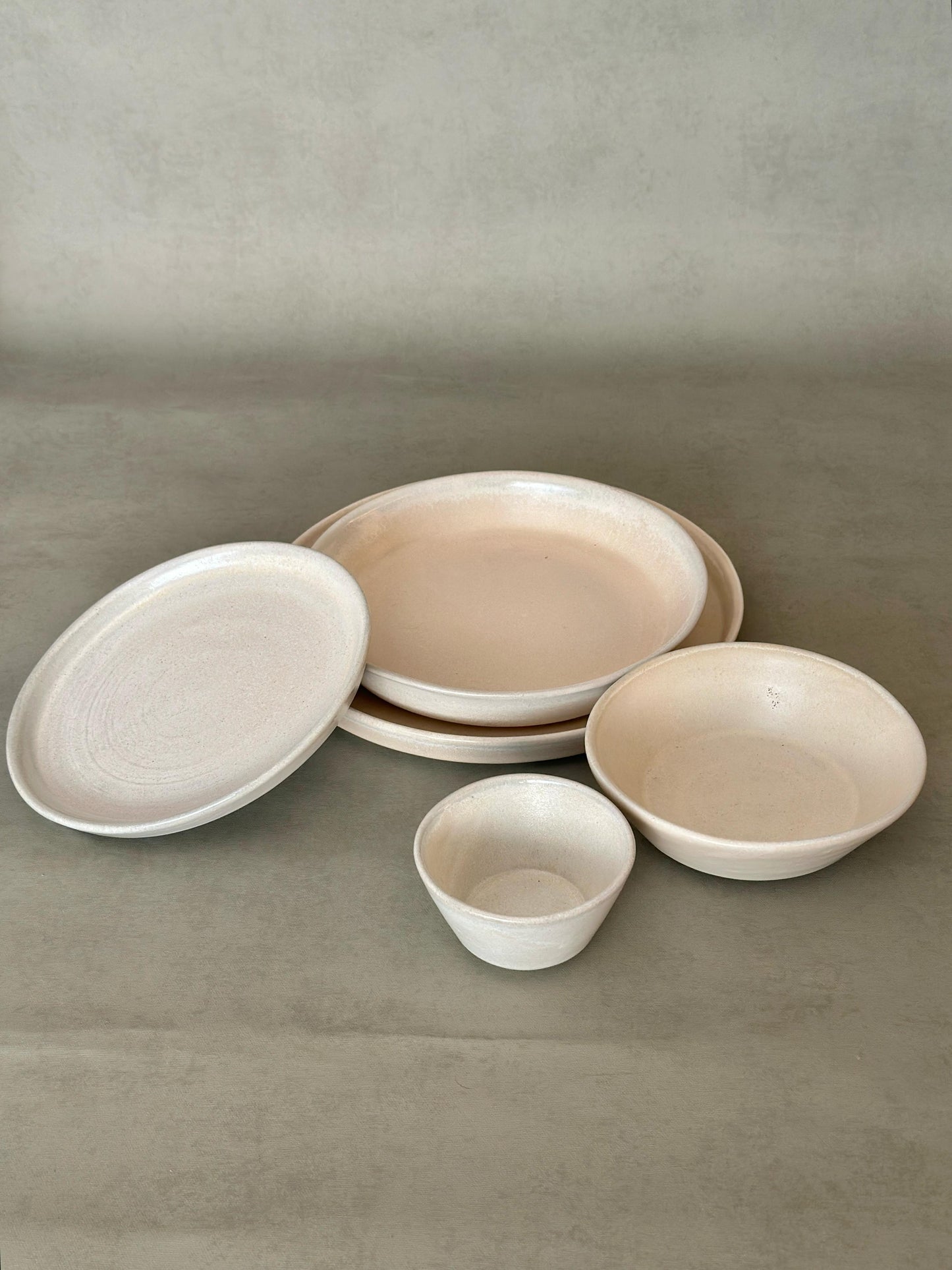 ANGLED SET- TEXTURED WHITE