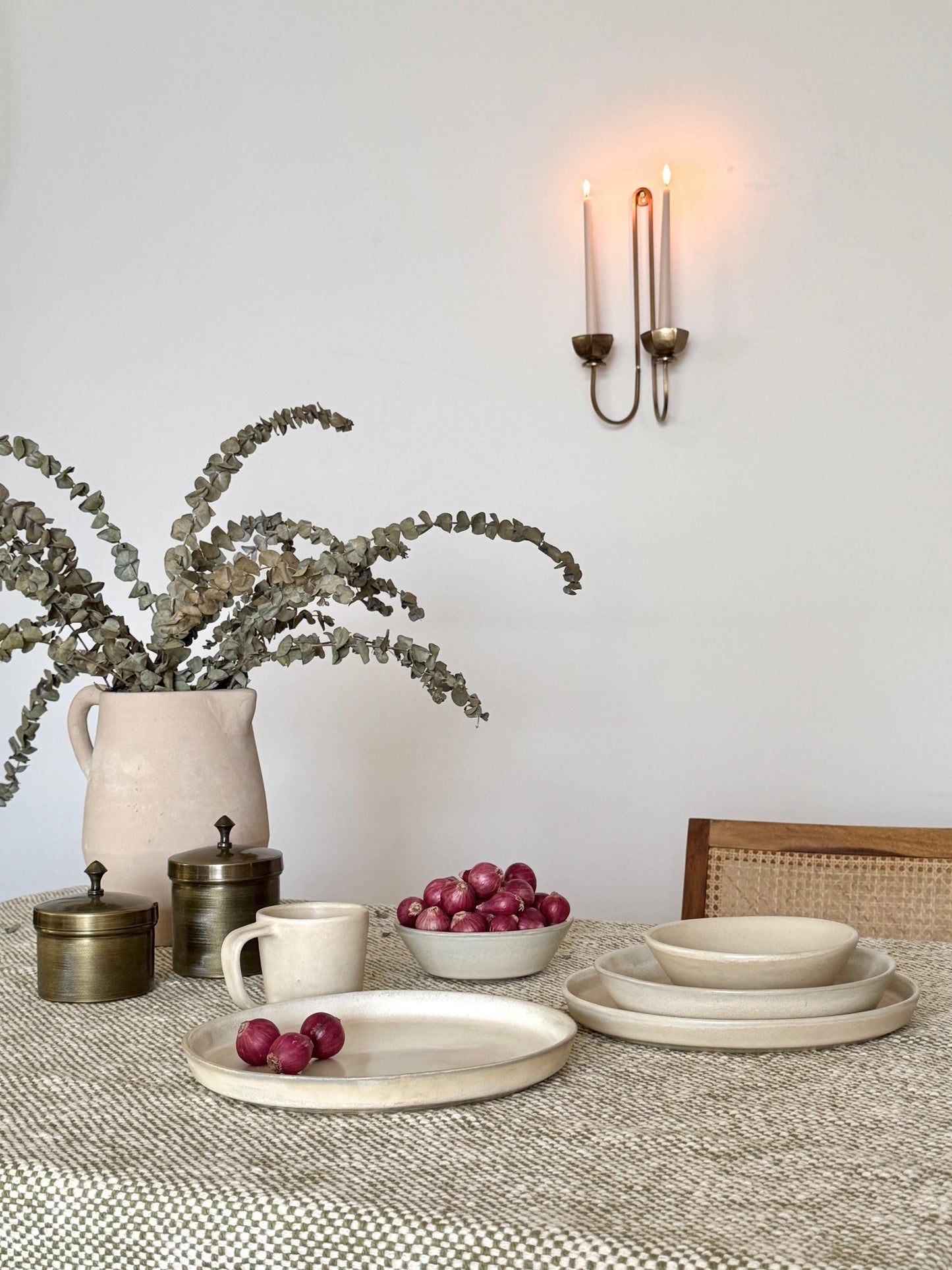 ANGLED SET- TEXTURED WHITE