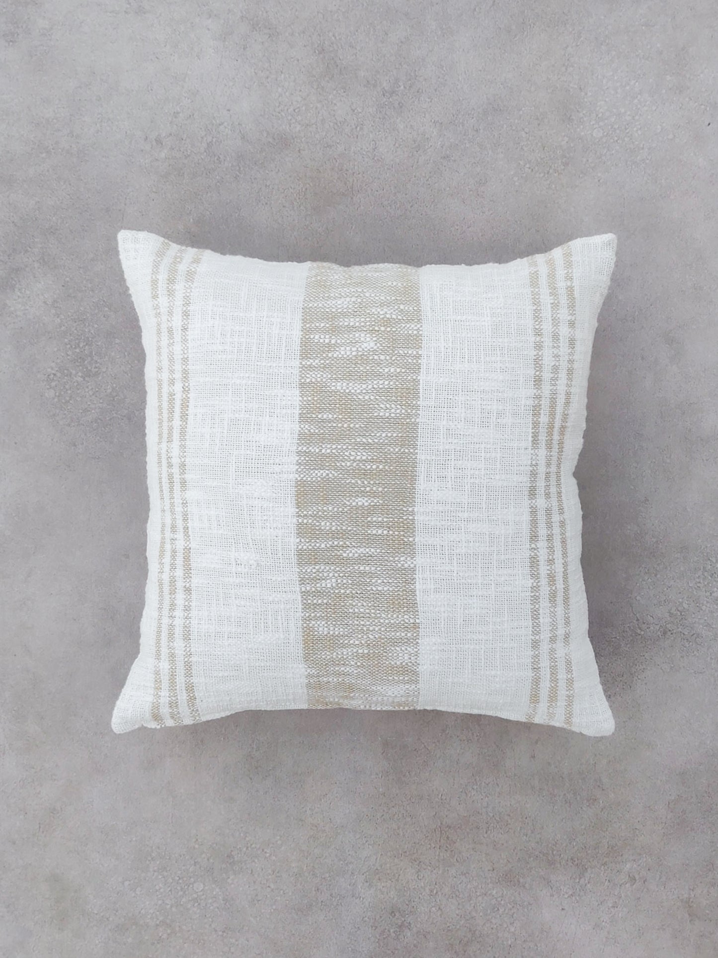 Striped Beige Altrove Cushion