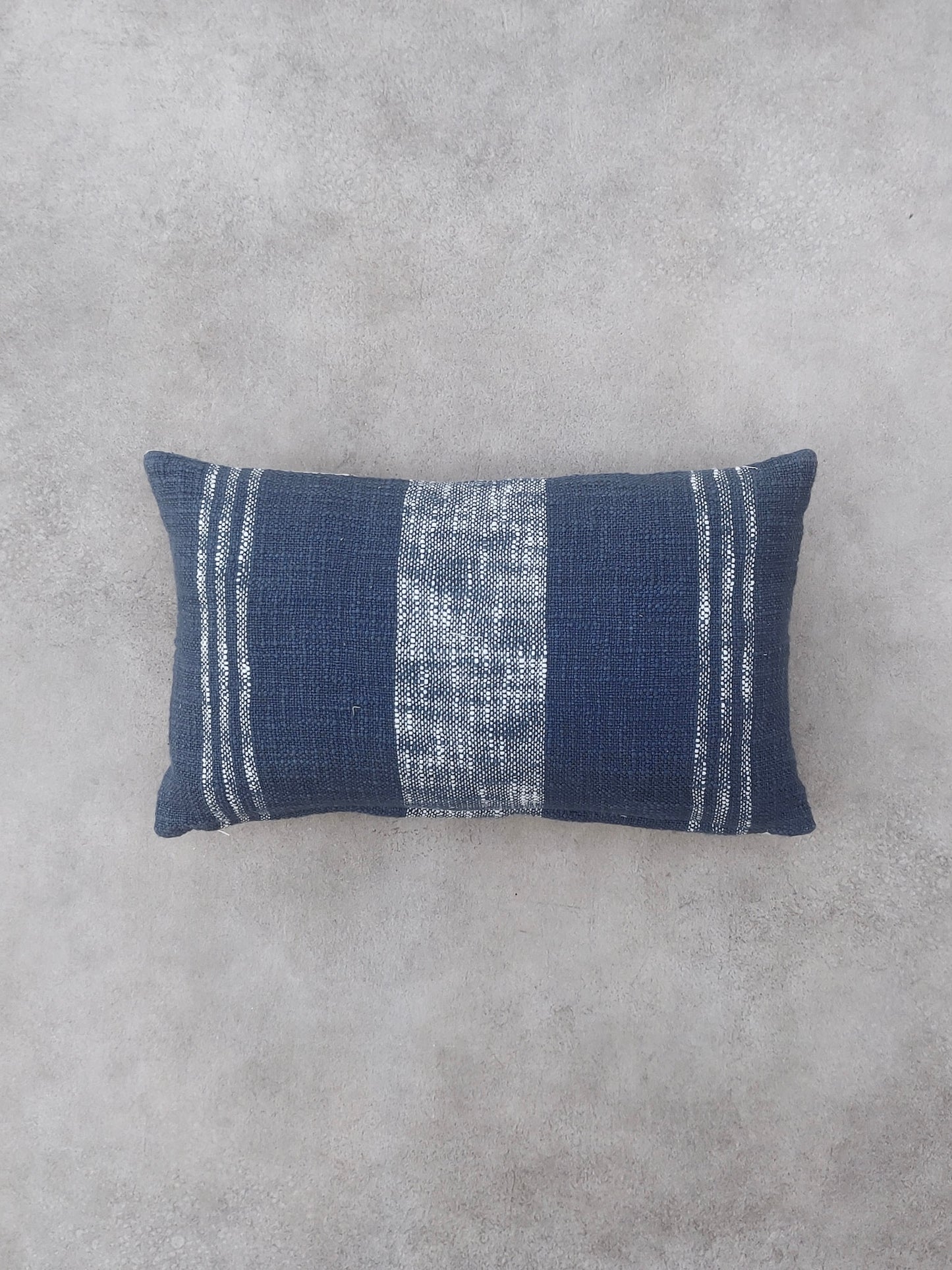 Blue and white Rectangle Cushion Cover