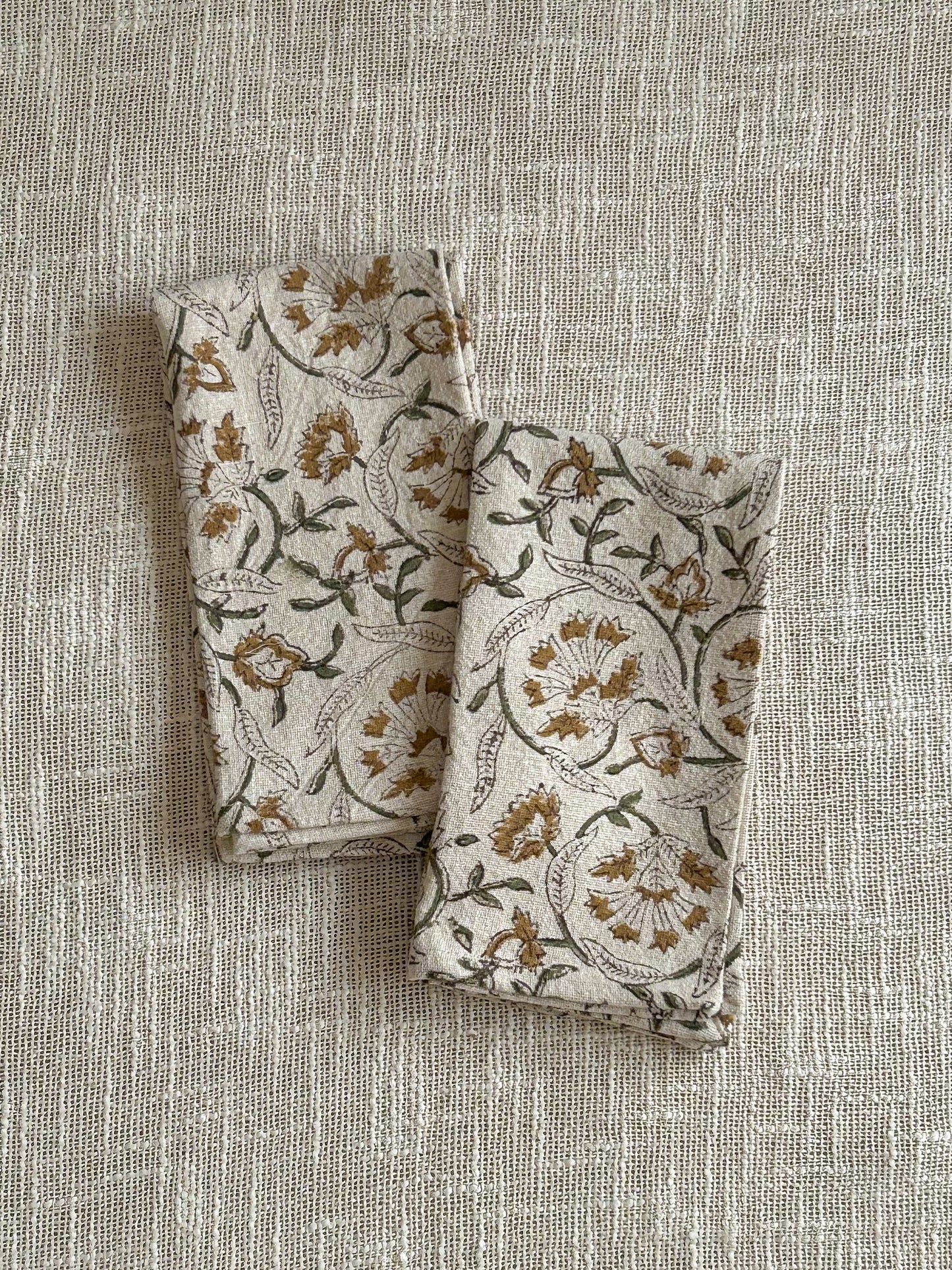 MAIDEN BLOCKPRINT TABLE LINEN
