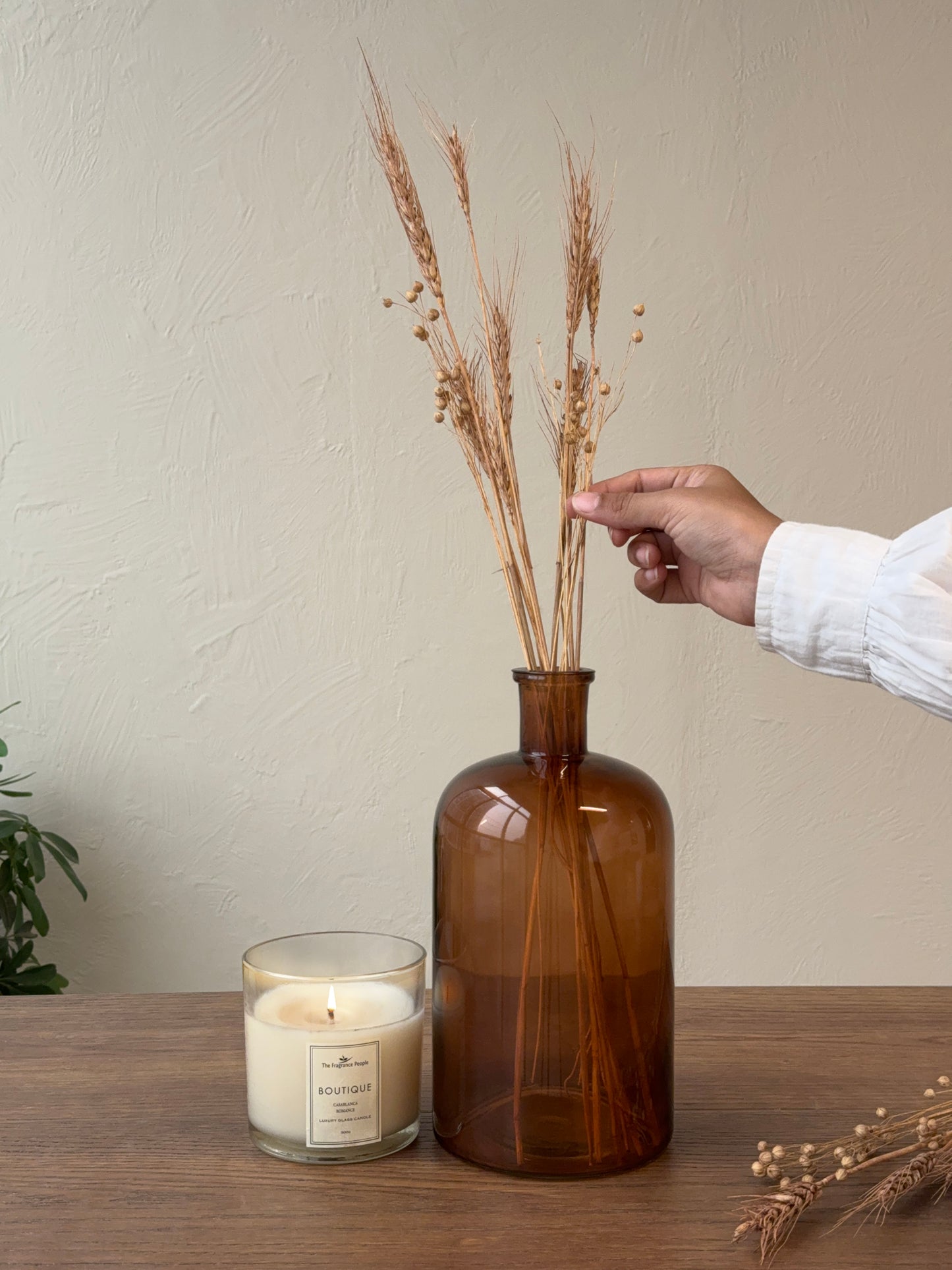 APOTHECARY BOTTLE VASE- styled-EDAMAME