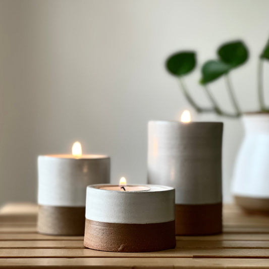 THE TRILOGY - LUMIERES TEA LIGHT HOLDERS | SET OF 3