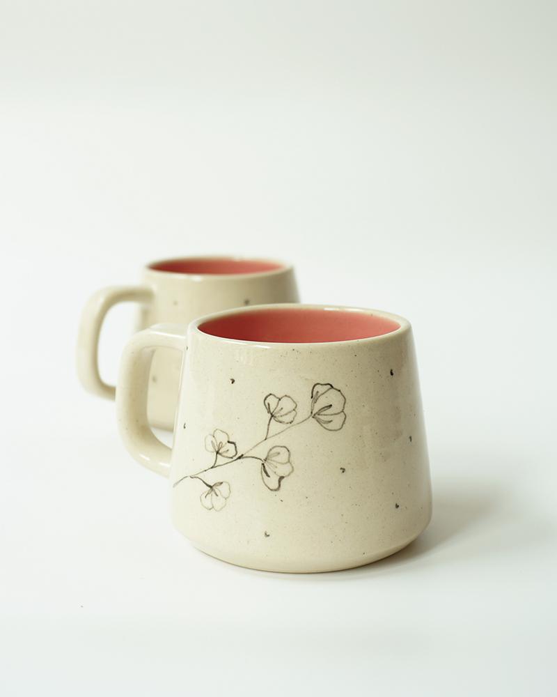 CHERRY BLOSSOM TEACUPS PINK (SET OF 2)