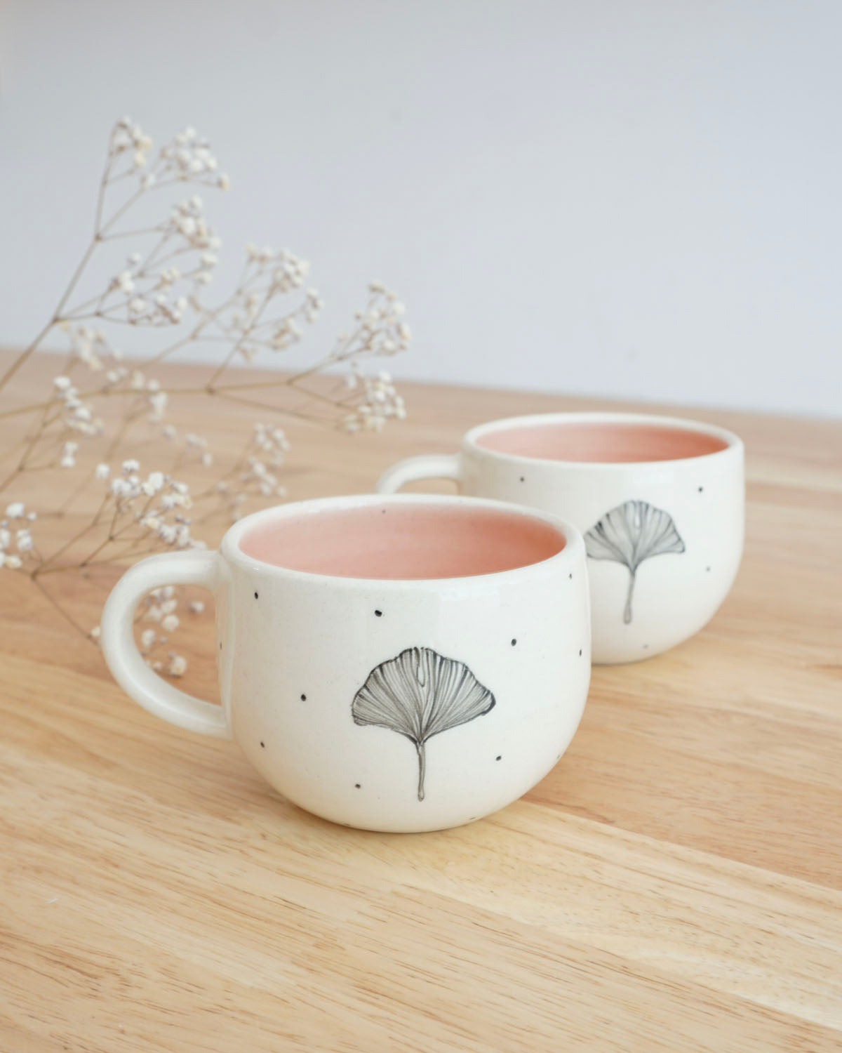 GINGKO TEACUPS (SET OF 2)