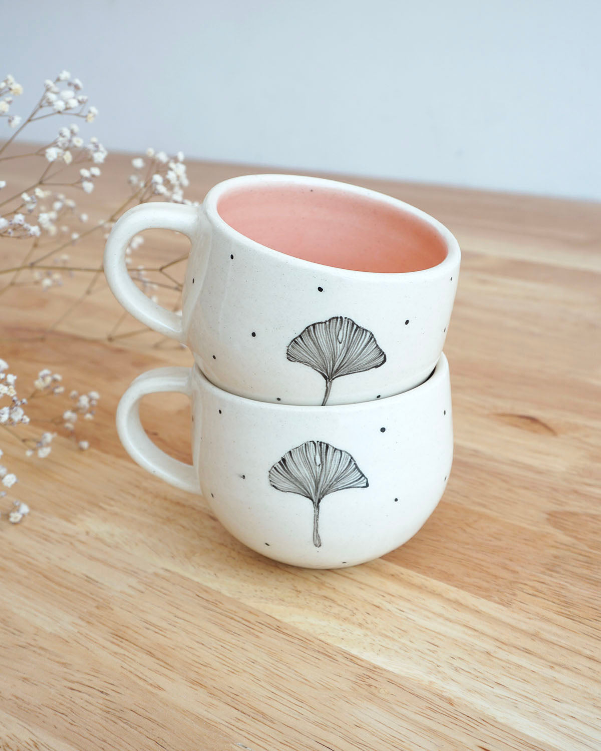 GINGKO TEACUPS (SET OF 2)