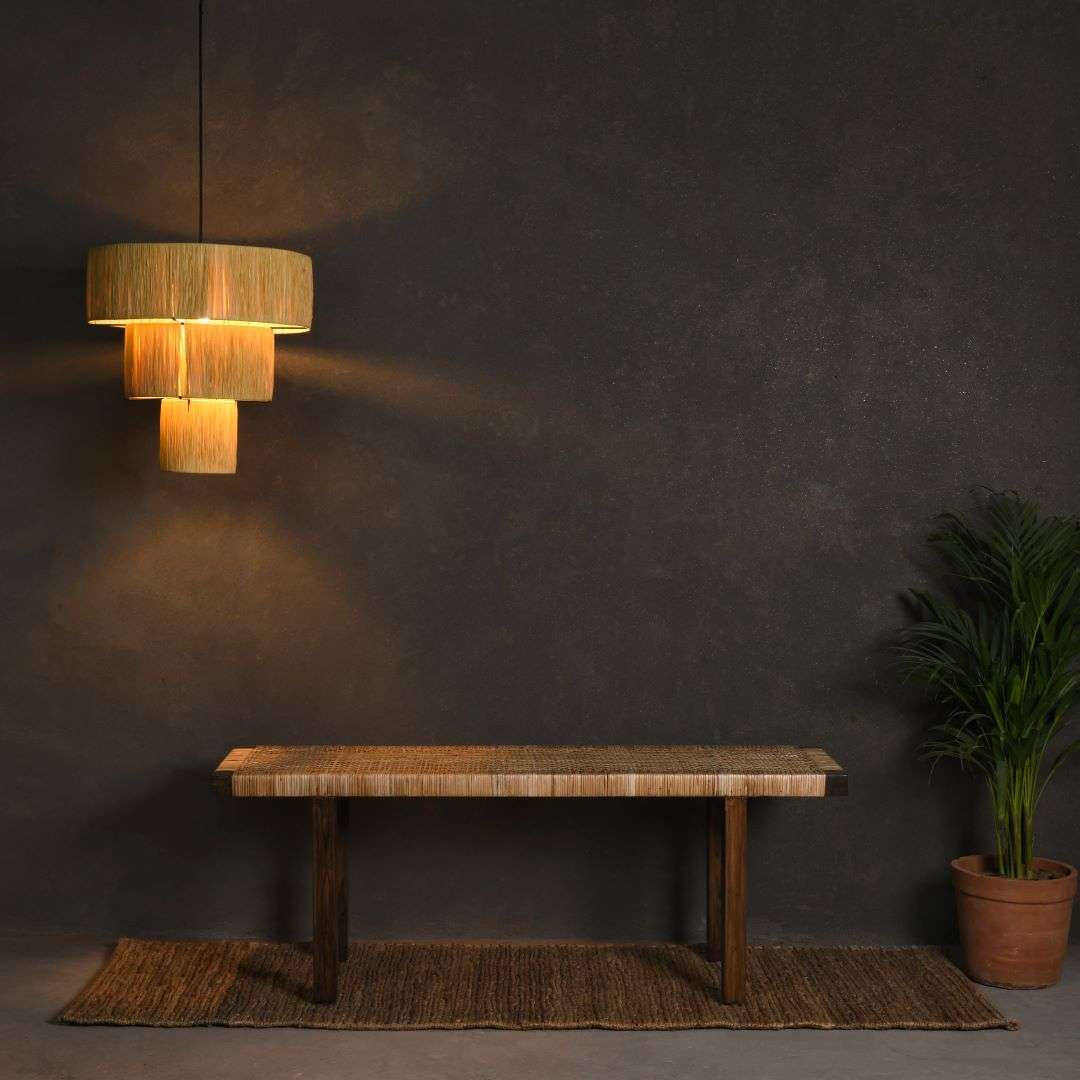 RATTAN BENCH SEAT