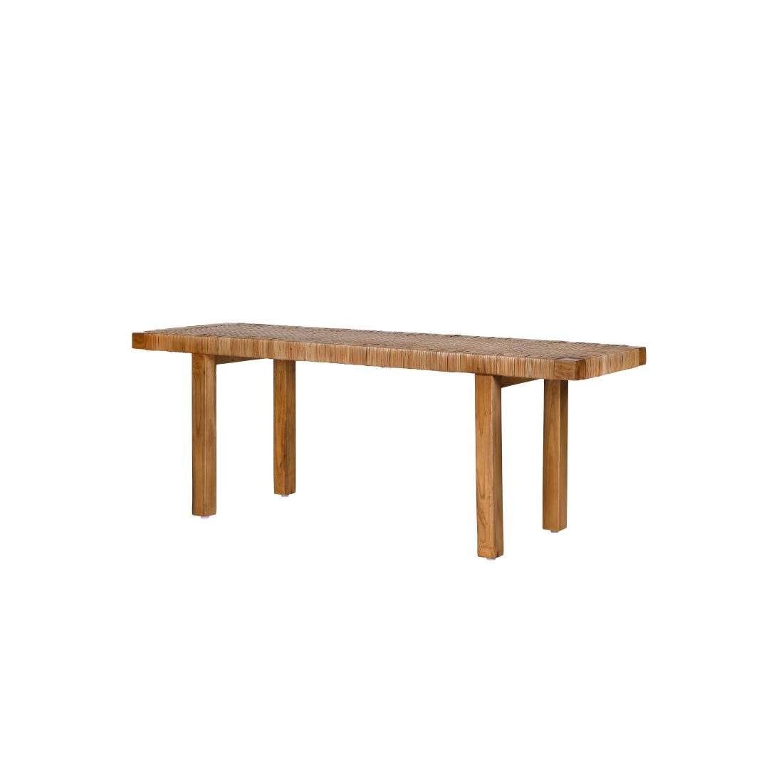 RATTAN BENCH SEAT