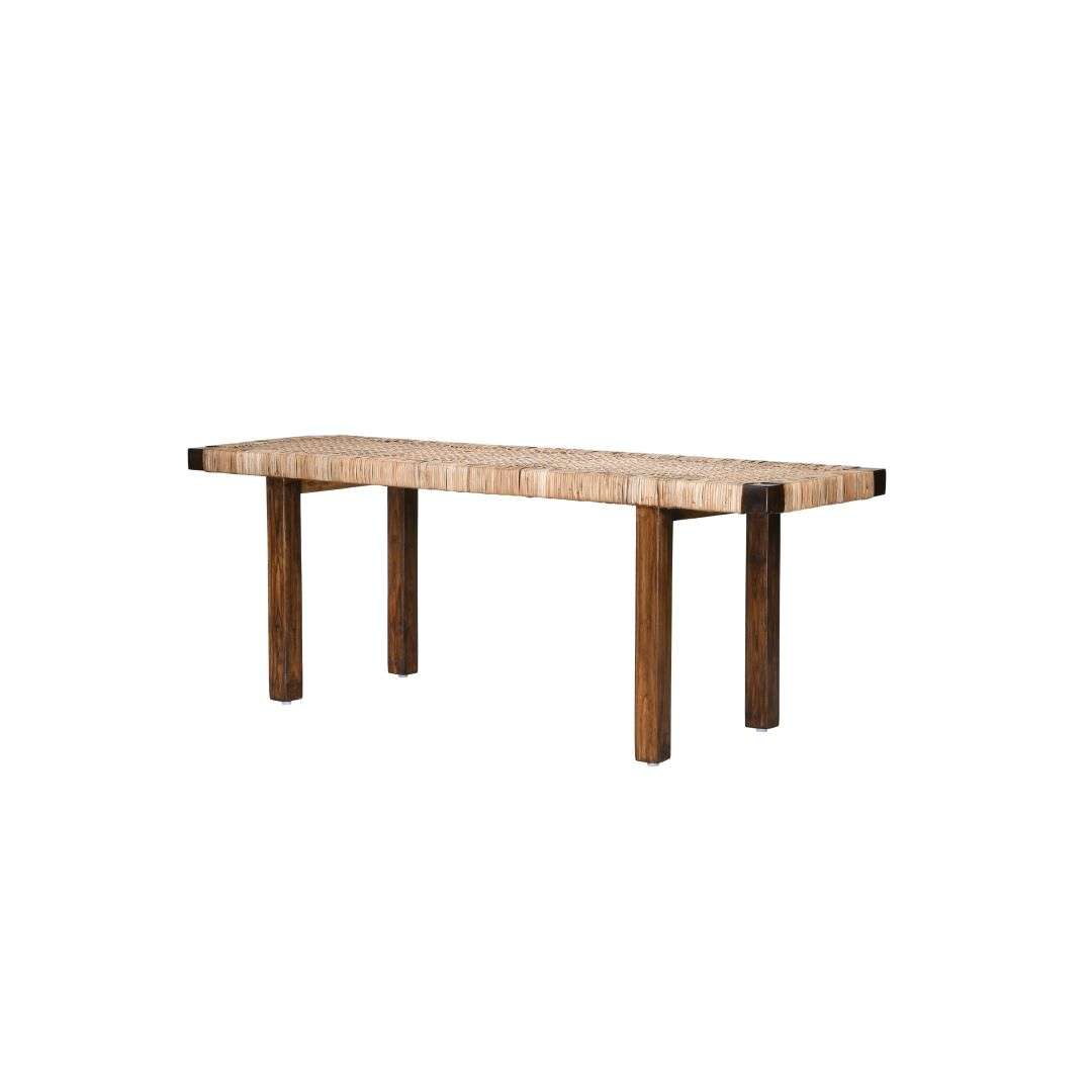 RATTAN BENCH SEAT