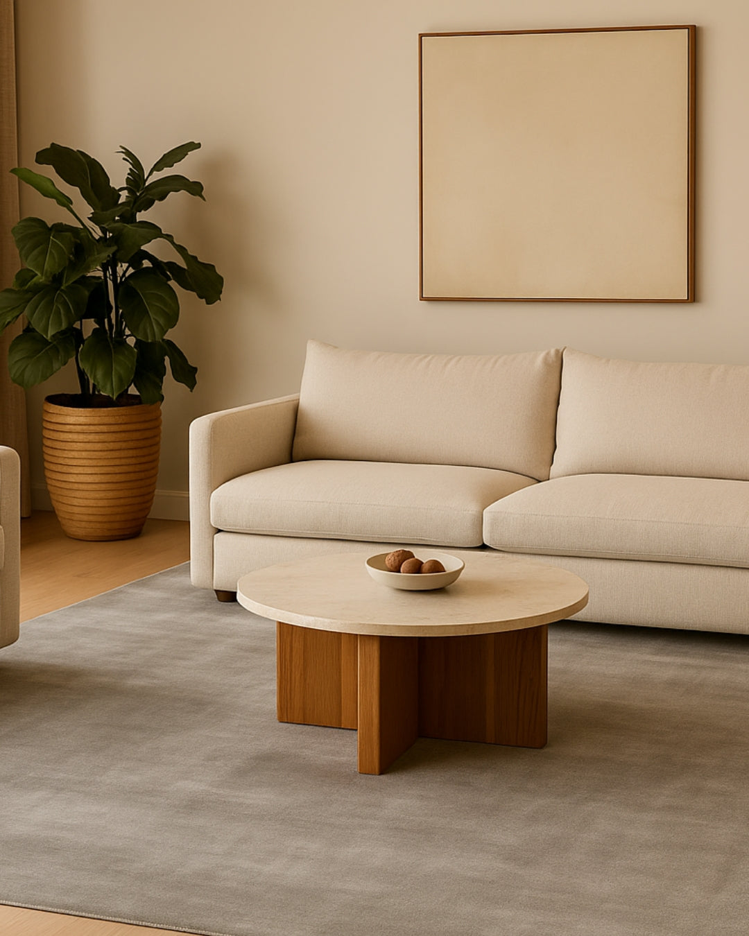 SOLID SILK RUG - GRAY