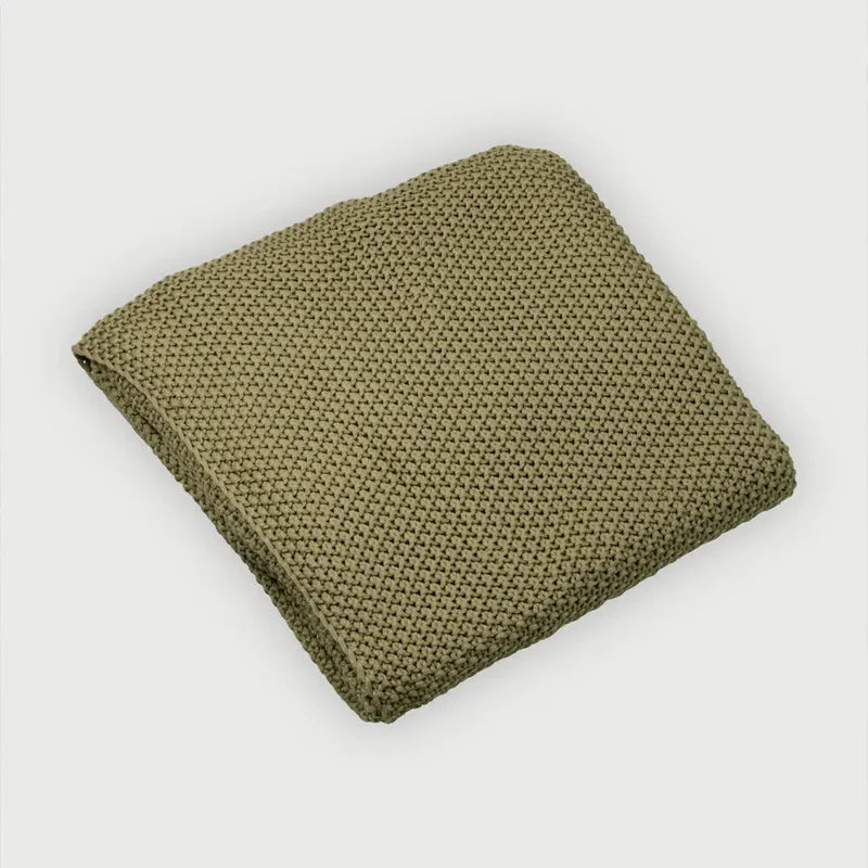 MOSS KNIT THROW