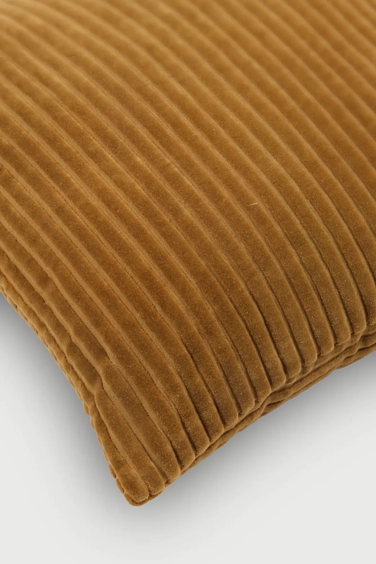 LUNA TAN BROWN VELVET CUSHION COVER