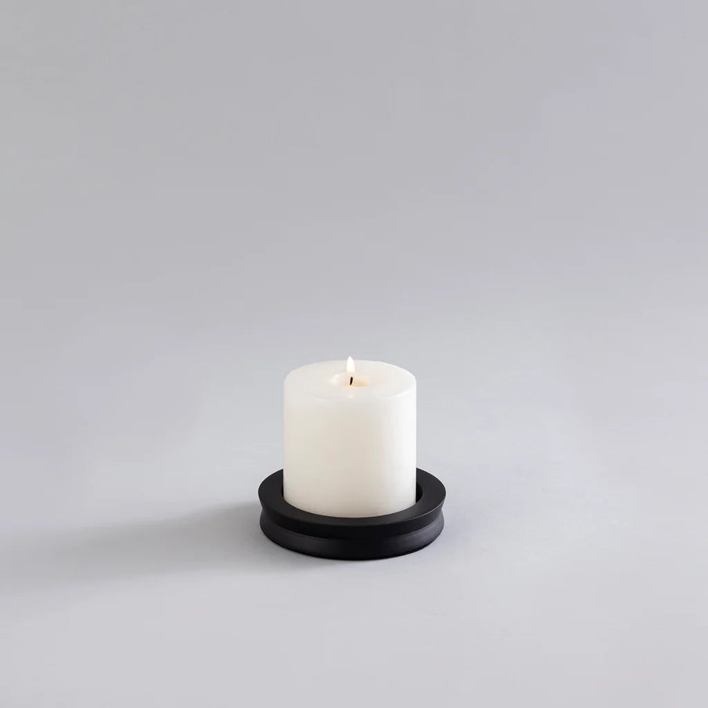 CANDLE HOLDERS BLACK- SET OF 5